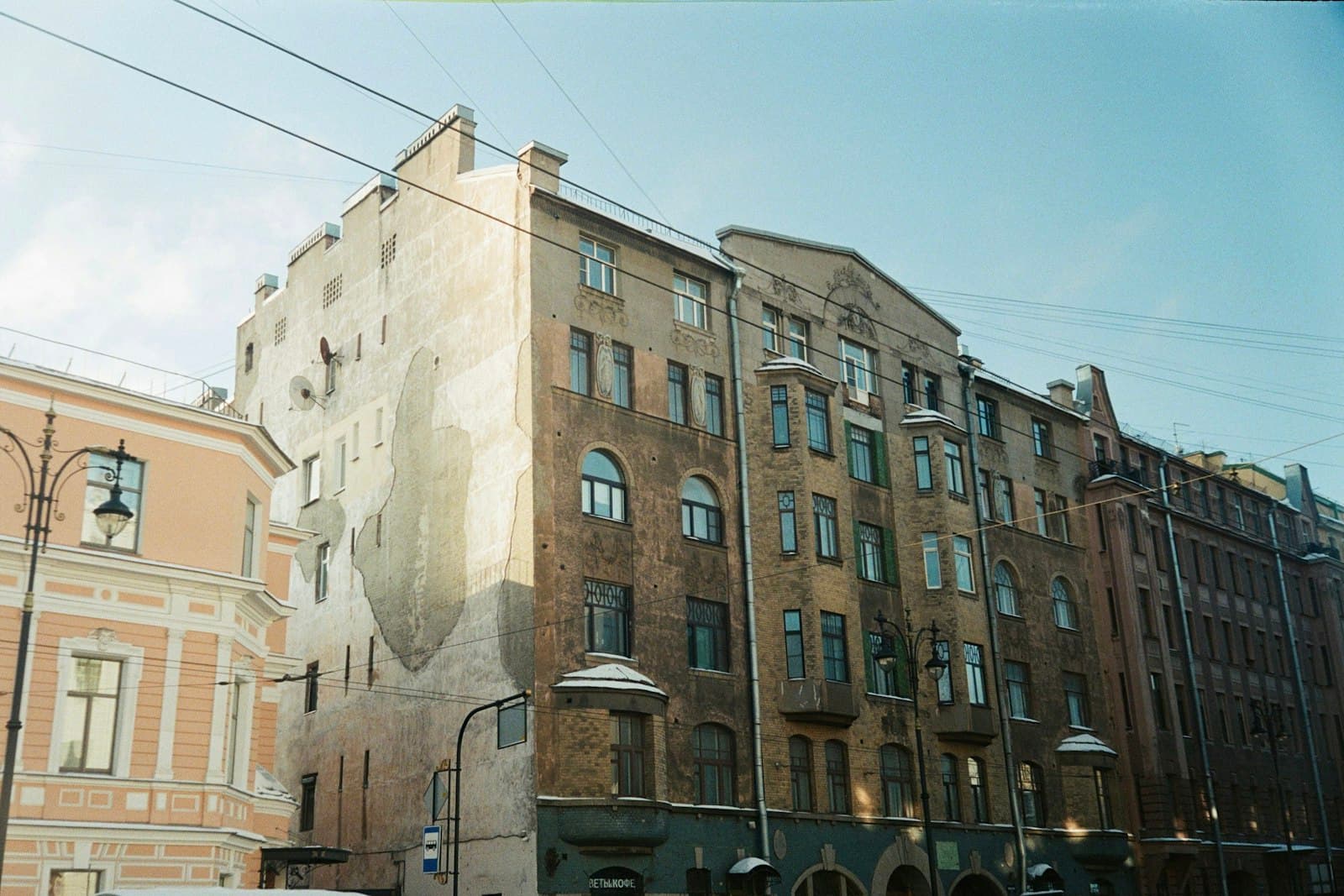 A European apartment building