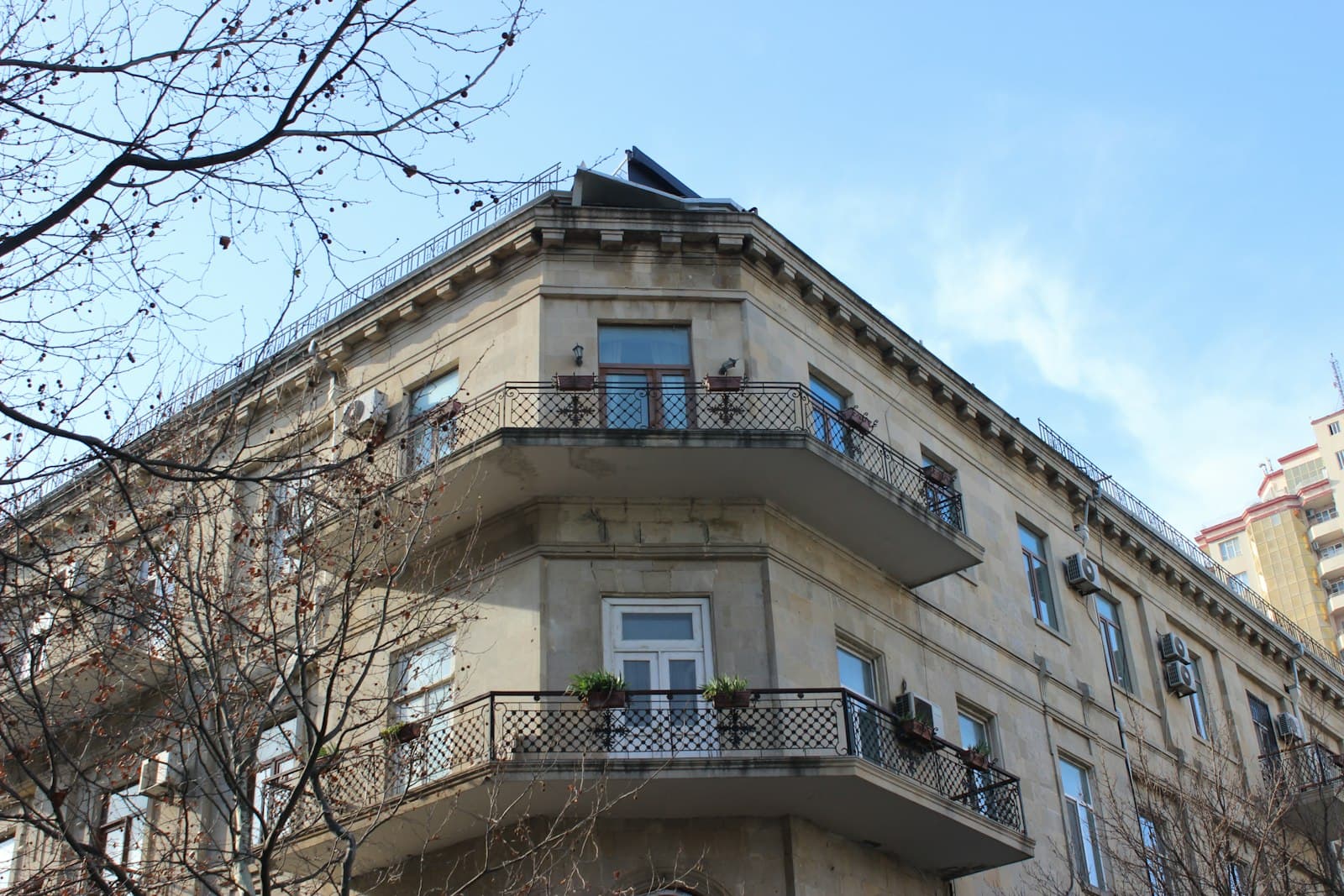 A European apartment building