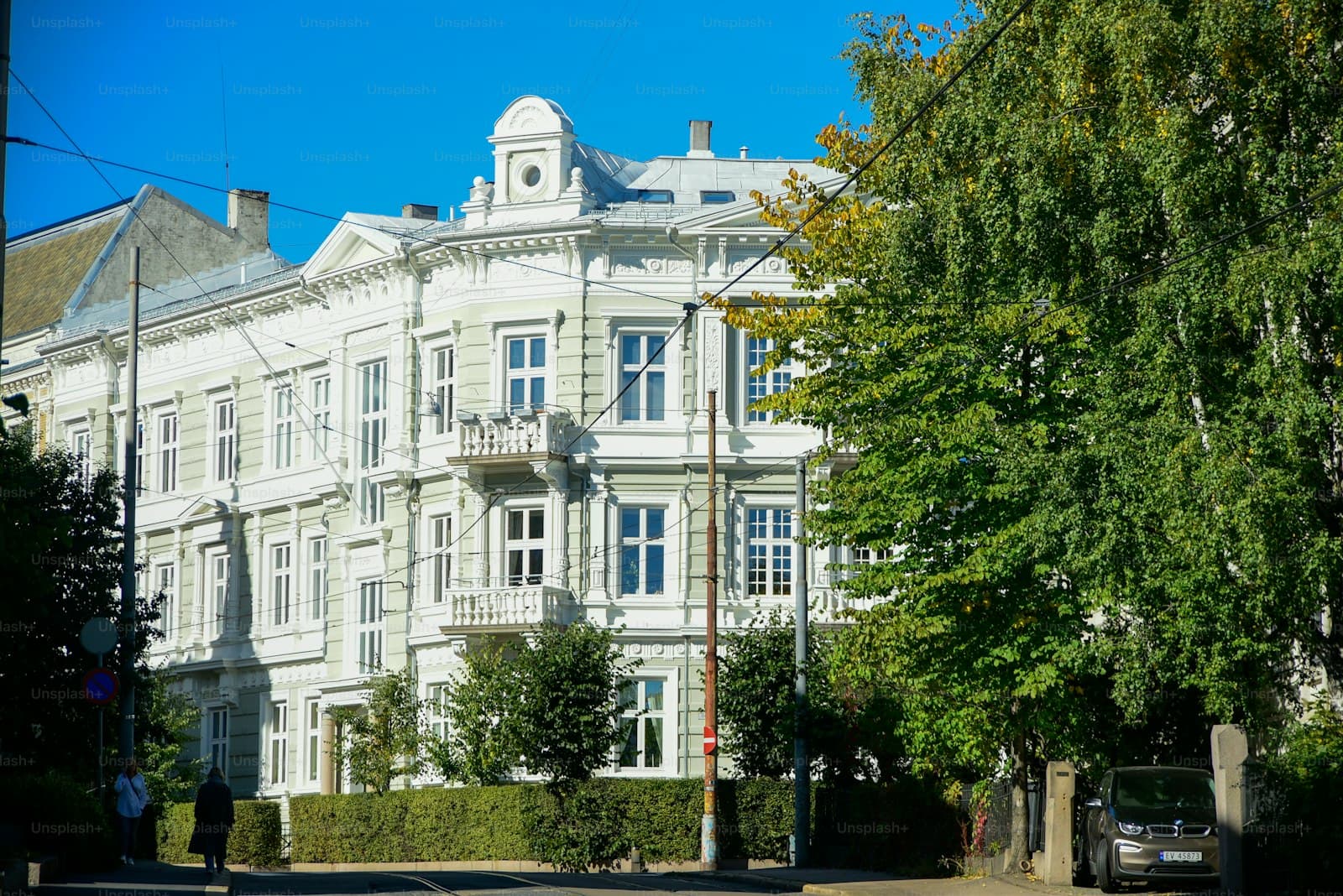 A residential street in Oslo, Norway